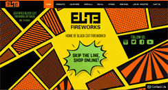Desktop Screenshot of elitefireworks.com